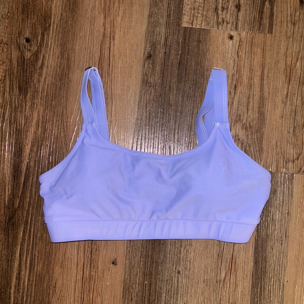 Purple bikini top